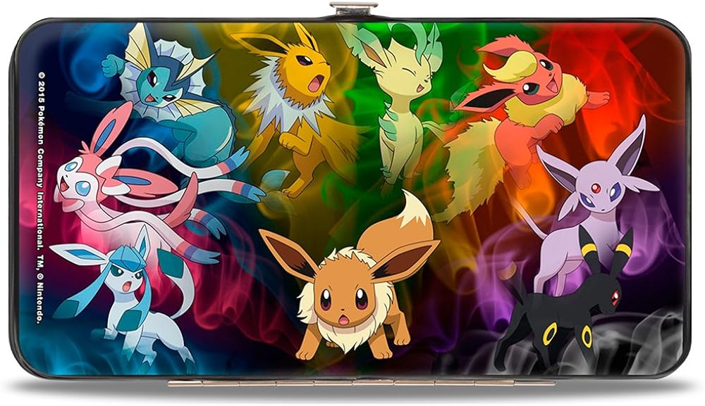 Buckle-Down Hinge Wallet - Pokemon, 7" x 4": Clothing