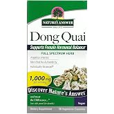 Nature's Answer Dong Quai Root 1000mg | Dietary Supplement | Supports Female Hormone Balance | Non-GMO, Vegan, Kosher Certified &amp; Gluten-Free | Vegetarian Capsules 90ct