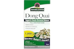 Nature's Answer Dong Quai Root 1000mg | Dietary Supplement | Supports Female Hormone Balance | Non-GMO, Vegan, Kosher Certified & Gluten-Free | Vegetarian Capsules 90ct