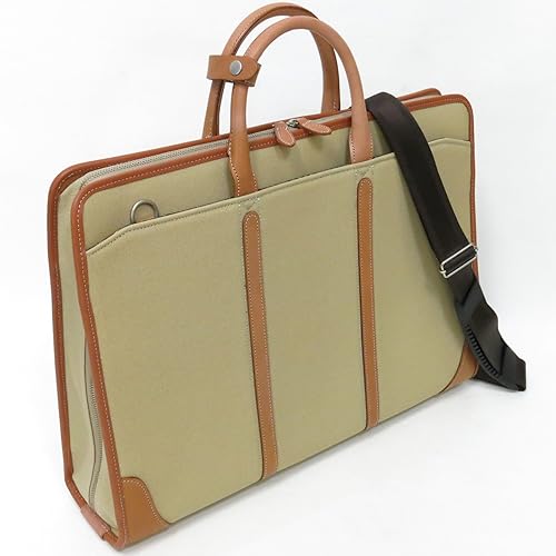 Amazon カバンヤオリジナル 鞄ヤオリジナル 4571 図面の持ち運びに最適 A3用紙収納可能 ショルダーベルト付 ビジネスバッグ ベージュ 鞄ヤオリジナル カバンヤオリジナル ビジネスバッグ