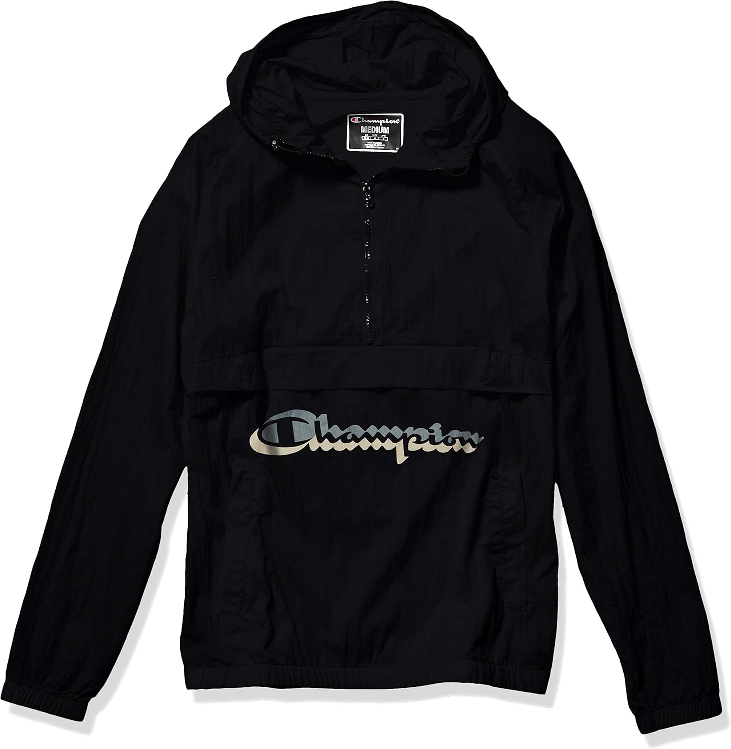 Champion LIFE mens Anorak Windbreaker: Clothing