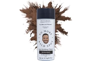 Hair Building Fibers For Thinning Hair for Men - Hair Fillers Powder - Hair Thickener For Thinning Hair for Women - Bald Spot Cover Up - Hair Loss Scalp Concealer Powder Fillers by No More Bald Spot
