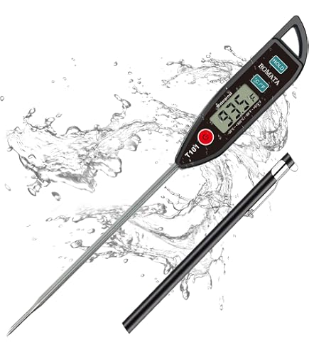 Thermomètre De Cuisine OBEST - Sonde Pliable, Alarme Haute Température, écran Rétroéclairé | Pour Viande, Barbecue, Four - 9