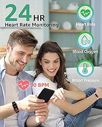 Fitness Tracker, Smart Watch with 1.47" TFT Touch