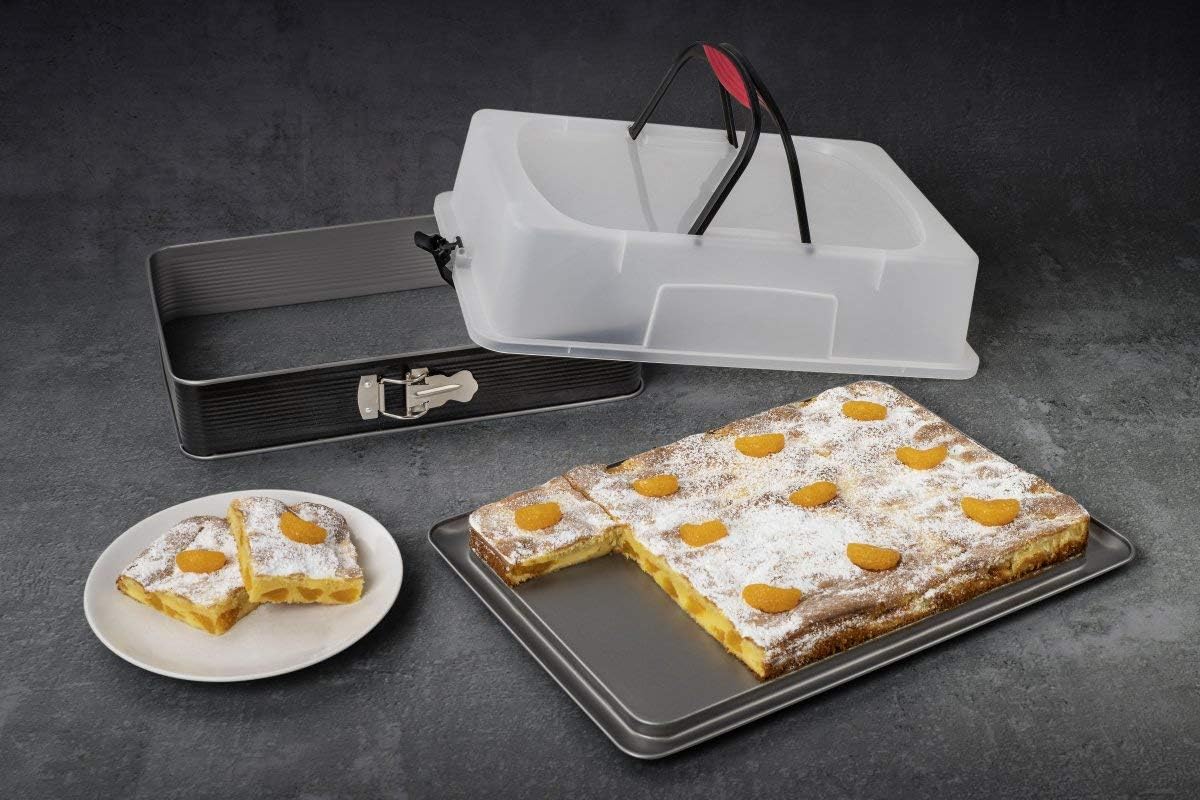 Probus baking tray springform with transport hood, nonstick coated