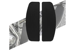 HCmotorku Front Driver Floorboards Rubber Foot Pegs Fit for Harley Road Glide Street Glide Electra Glide 1986–2025 Trike 2008