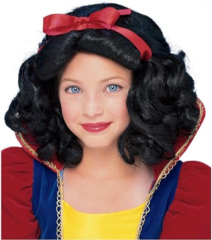 Amazon Com Child S Snow White Wig Costume Accessory Toys Games