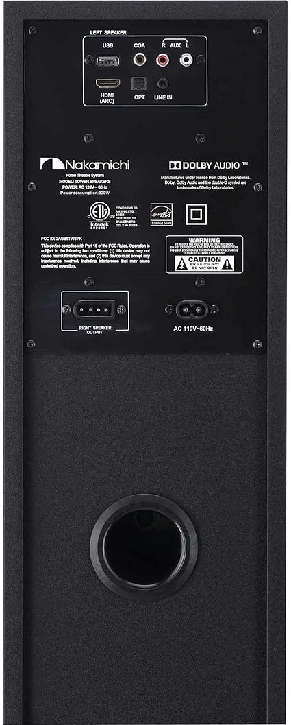 nakamichi bluetooth tower speaker