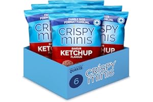 Crispy Minis Family Size Ketchup Brown Rice Cakes Multipack (6 bags x 215g)