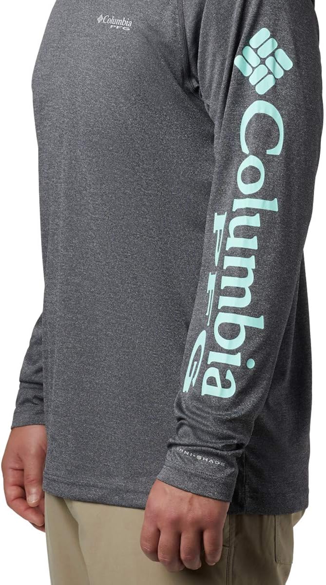 Columbia Mens PFG Terminal Tackle Heather Long Sleeve Shirt : Clothing