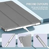 ProCase Smart Case for Galaxy Tab A9 Plus 11 Inch 2023 Grey view 7