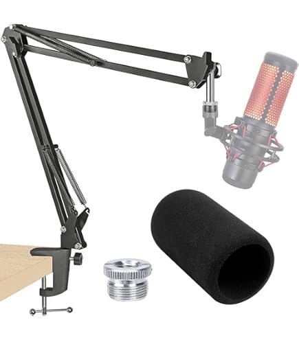 Amazon.com: HyperX QuadCast Boom Arm with Mic Wall Mount