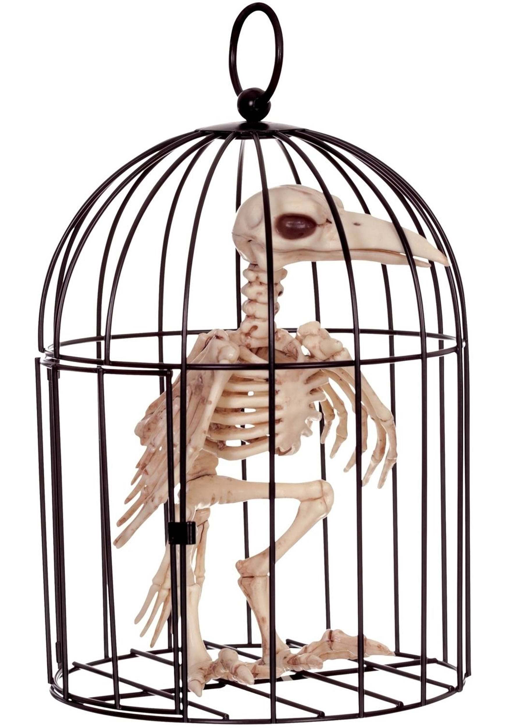 Photo 1 of Crazy Bonez Skeleton Crow in Cage