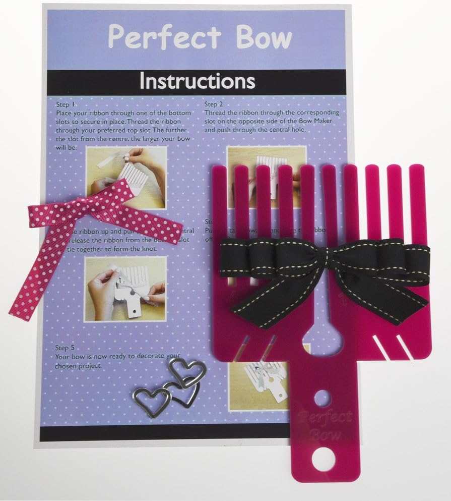 Bow Maker Perfect Bow Perfect bow making tool Small Medium Ideal for paper craft projects