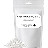 Calcium Carbonate Powder Food Grade - 8 Oz (226.8 g) - Use in Winemaking Brewing Baking Cooking Juices Jams Preserves - Sold 