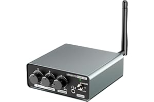 MANAYO Phono Preamplifier for Turntable with Bluetooth 5.3 Transmitter, Hi-Fi Stereo Audio Preamp with Bass Treble EQ, Phono/Line Mode Switch for Turntables, BT Speaker & Headphone