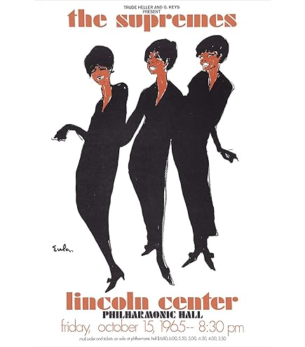 Amazon.com: The Supremes - 1965 Lincoln Center Philharmonic Hall
