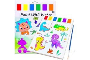 BAOXUE Water Coloring Books for Kids Ages 4-8,Paint with Water Colors Book for Toddlers,Watercolor Painting Paper Gift for Boys Girls 2-4 Years