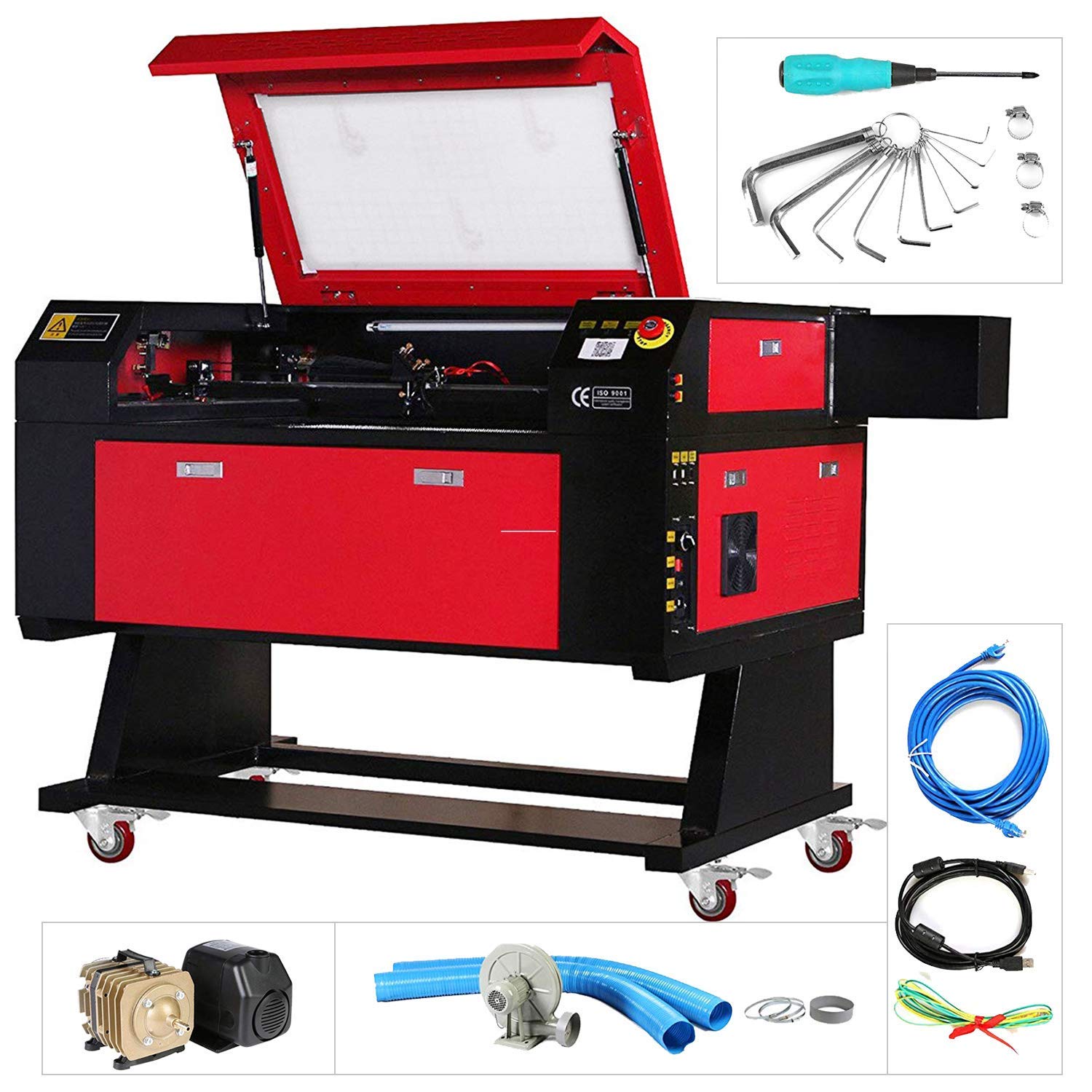 Mophorn Laser Engraving Machine 80W Co2 Laser Engraving