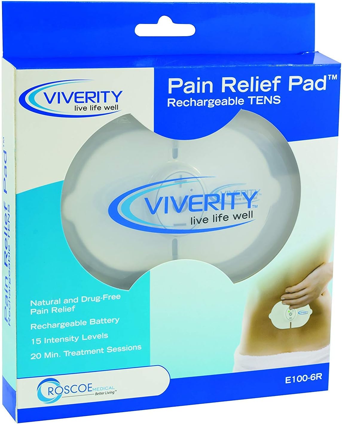 Viverity E100-6R Pain Relief Pad (Set of 1)
