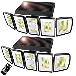 Solar Lights for Outside, 300 LED 4000LM Motion