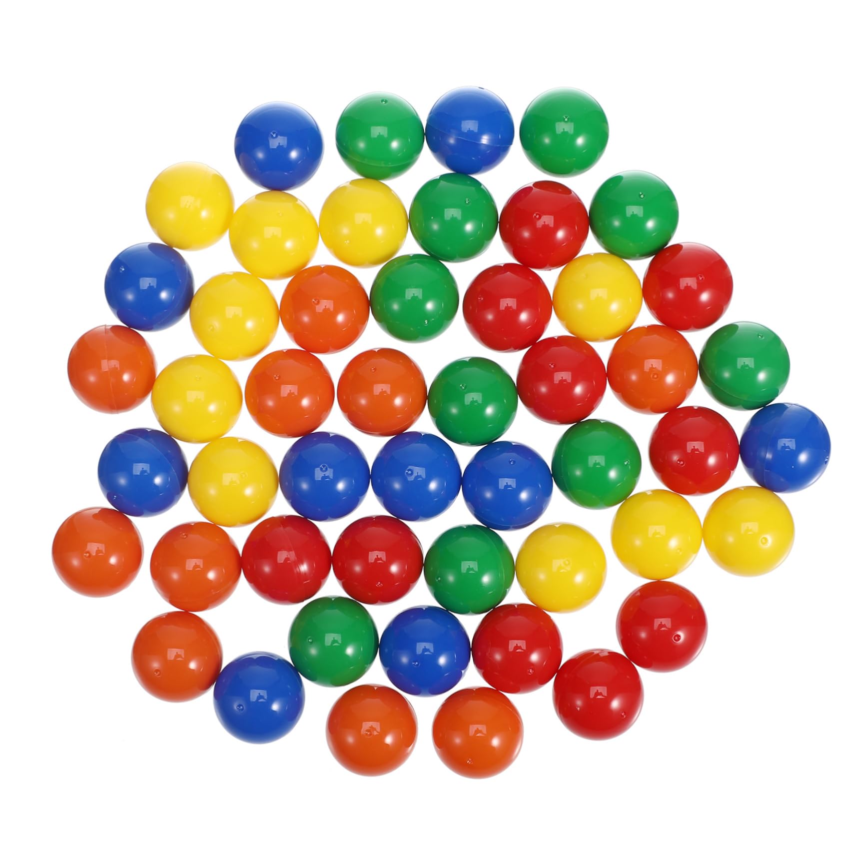 MAGICLULU 50 Pcs Plastic Raffle Balls 1.18 Inch Fillable Lottery Balls for Party Prize Draw Bingo Game Supplies