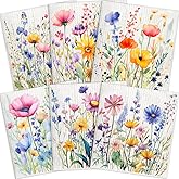 Flowing Fun Swedish Dishcloths for Kitchen – 6 Pack Cellulose Reusable Cleaning Paper Towels – Soft, Quick-Drying, Washable Dish Rags for Kitchen, Counters & More (Flower)