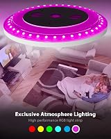 zemty 24W RGB LED Ceiling Light with Remote 3000K-6500K Dimmer 3200LM view 7