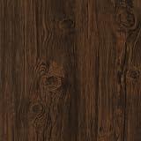 Abyssaly Wood Effect Vinyl Wrap 40x300cm Self Adhesive Dark Brown Oak