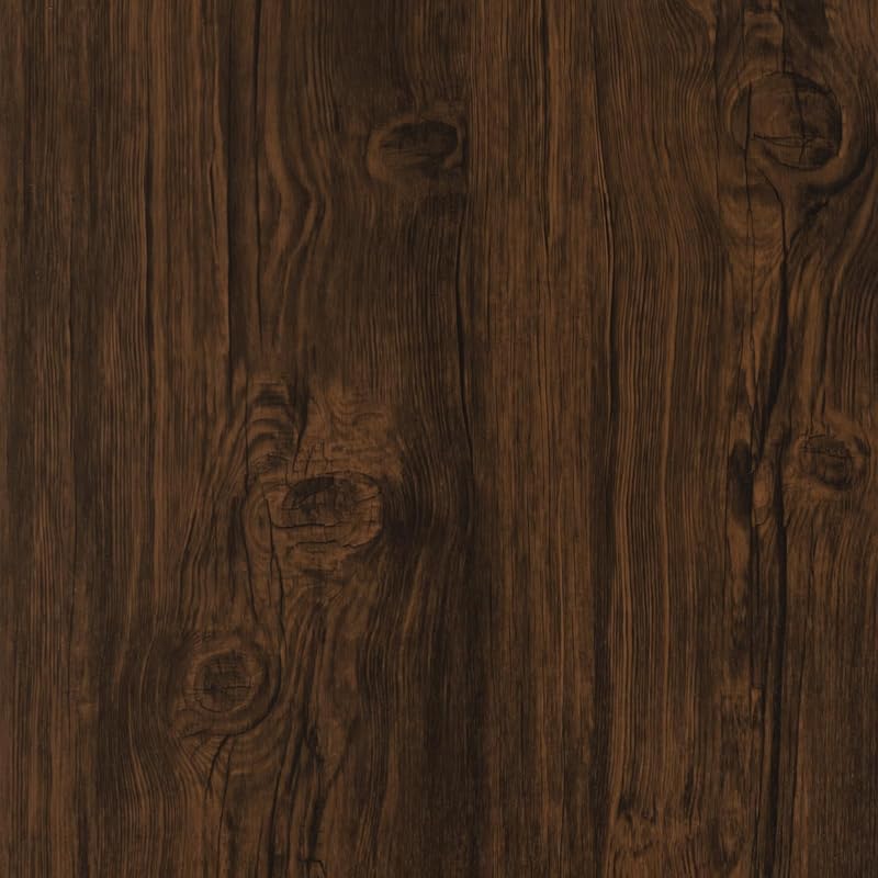 Abyssaly Wood Effect Vinyl Wrap 40x300cm Self Adhesive Dark Brown Oak
