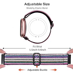 4 Pack Stretchy Bands Compatible with Fitbit
