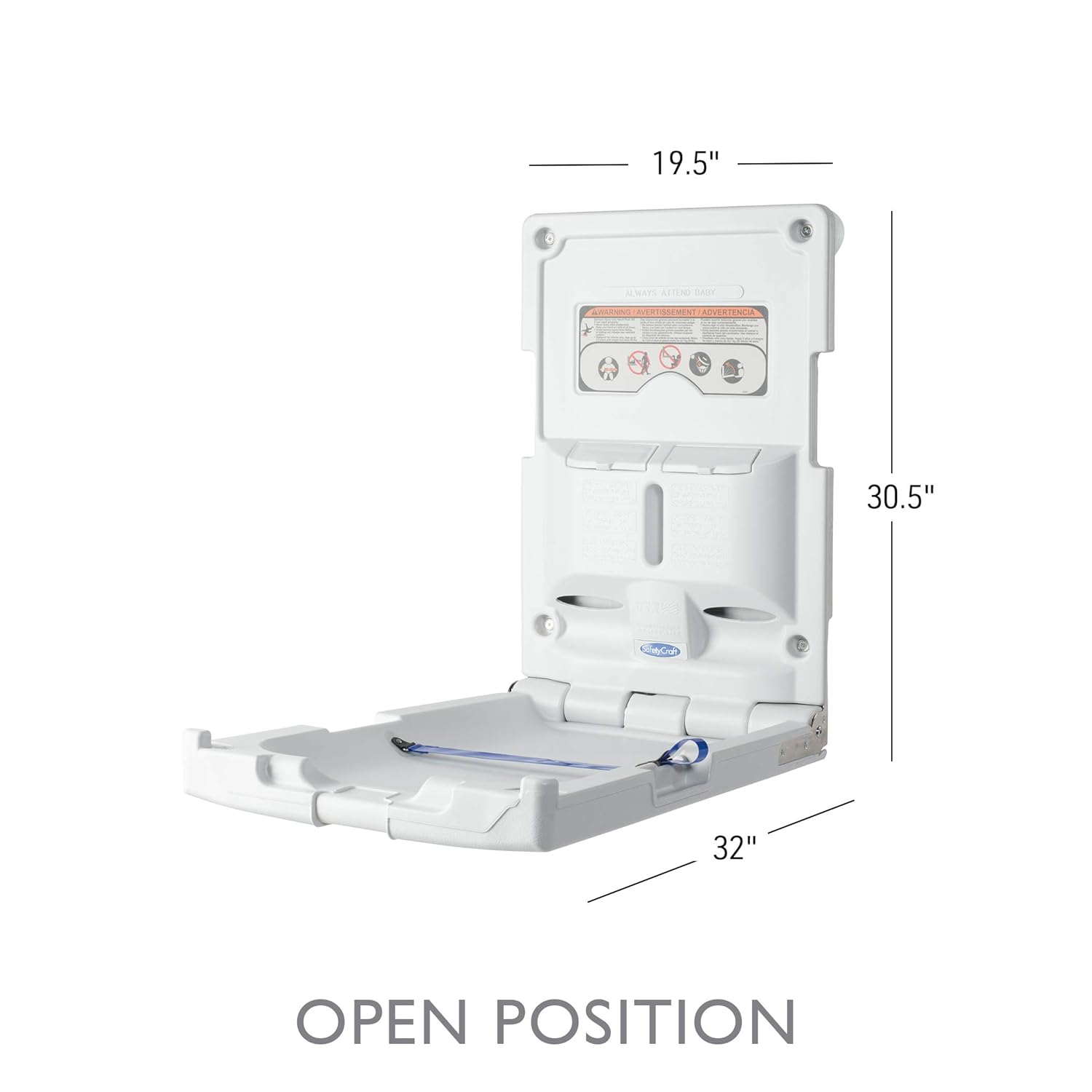 vertical baby changing table