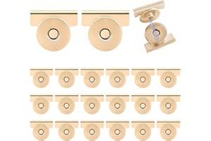 Magnetic Purse Closure 20PCS Metal Seamless Snap Buttons Magnetic Buttons for Clothing, Tote Bags and DIY Crafts