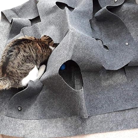Tubes Et Tunnels Pour Petits Animaux Chat Tapis De Jeu Trous Jouet Jouet Ecureuil Lapin Tunnel Interactif Mordant Tapis De Sol Nouveau Design Amusant Chats Jouet Accessoire Pour Animaux De Comp Amazon Fr