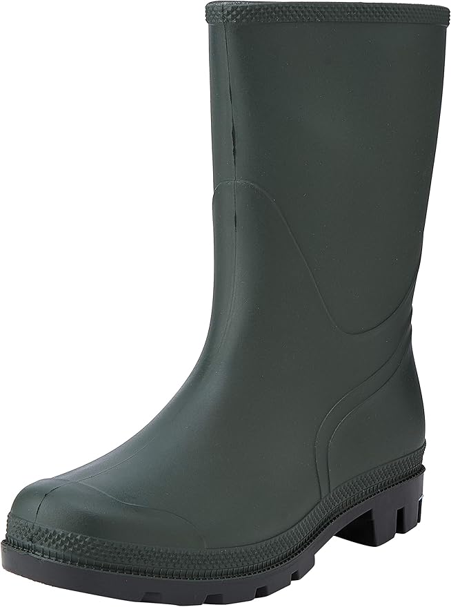 Town & Country TFW836 Original Half Length Wellington Boots Green UK