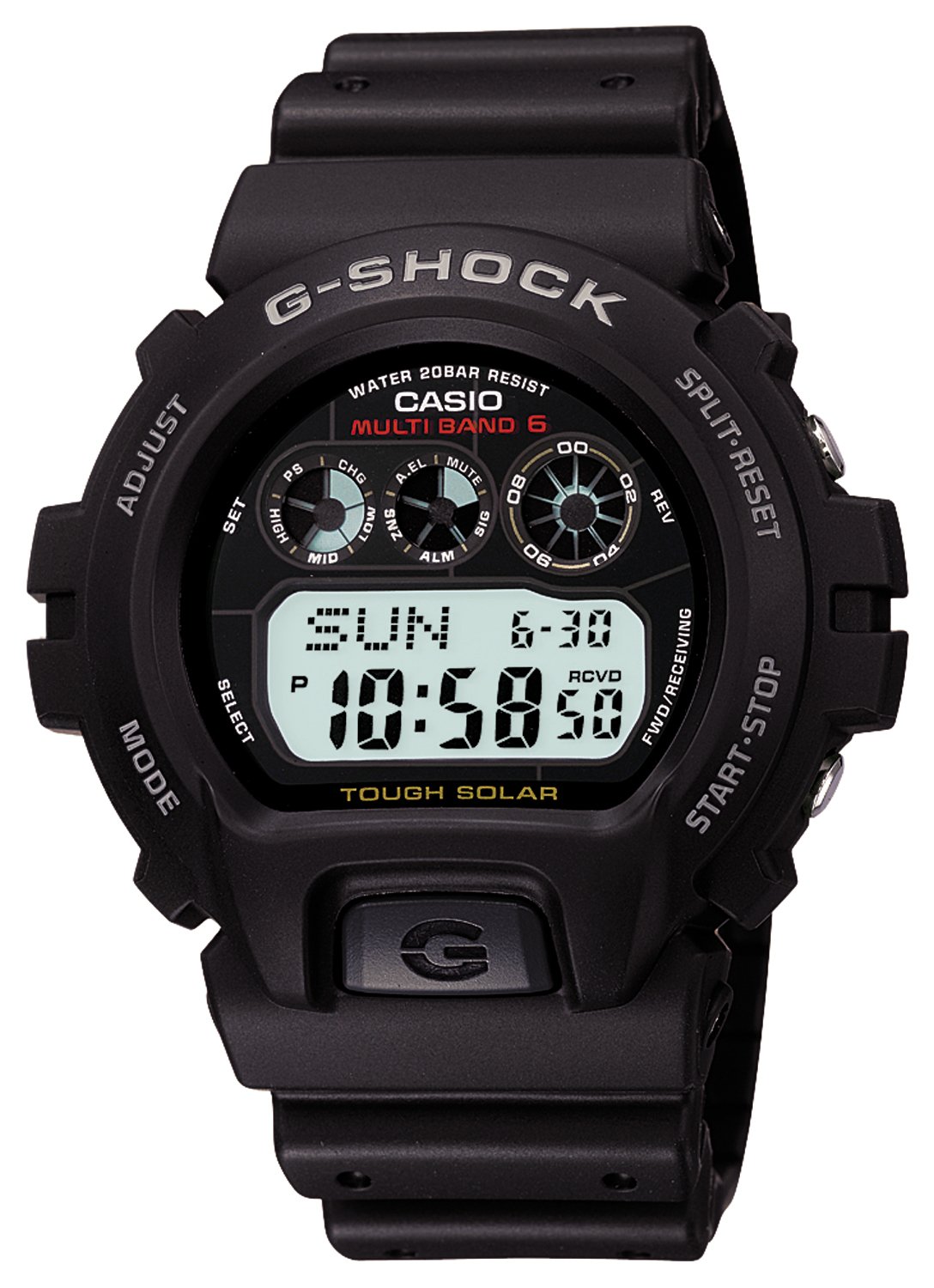 G-SHOCK(ジーショック) [Casio] CASIO Watch G-SHOCK STANDARD Tough Solar Radio Wave Watch MULTIBAND6 GW-6900-1JF Men's
