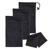 Mamlyn Set of 3 Microfiber Soft Sunglasses