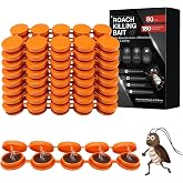 80 PCS Roach Killer Indoor Infestation Solution, Slow-Acting Cockroach Killer Indoor Home Use, Effective Roach Bait Gel for Kitchens Bathrooms Basements, No Spray No Mess Roach Gel Bait, Ready to Use