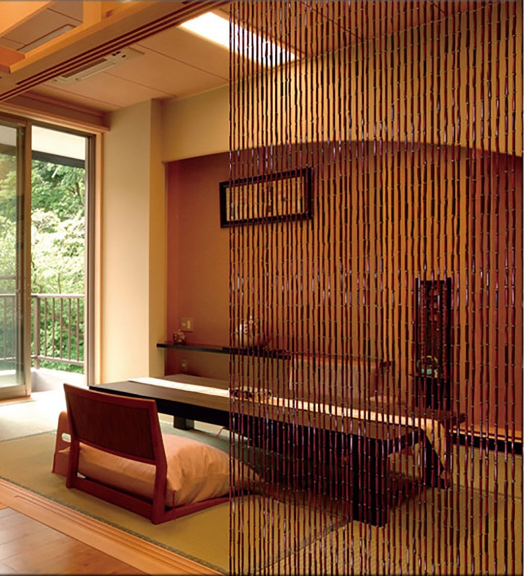 Wufeng Summer Room Door Window Bamboo Beads String Curtain Beads