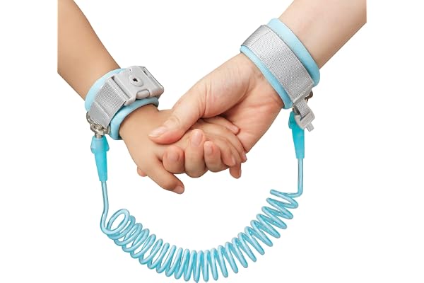 PandaEar Toddler Leash for Kids Baby Child, Anti Lost Wrist Link, Toddler Harness Walking Leash Safety Child Wristband Leashe