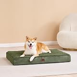 EHEYCIGA Orthopedic Dog Bed Medium 76x51x9cm Removable Cover Dark Green view 7