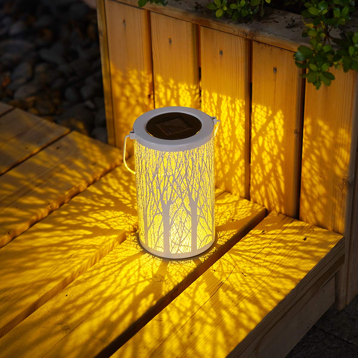 Außenbeleuchtung GIGALUMI Solar Laterne für außen wasserdicht Metall