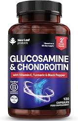 New Leaf Products Glucosamine and Chondroitin High Strength 120 Capsules