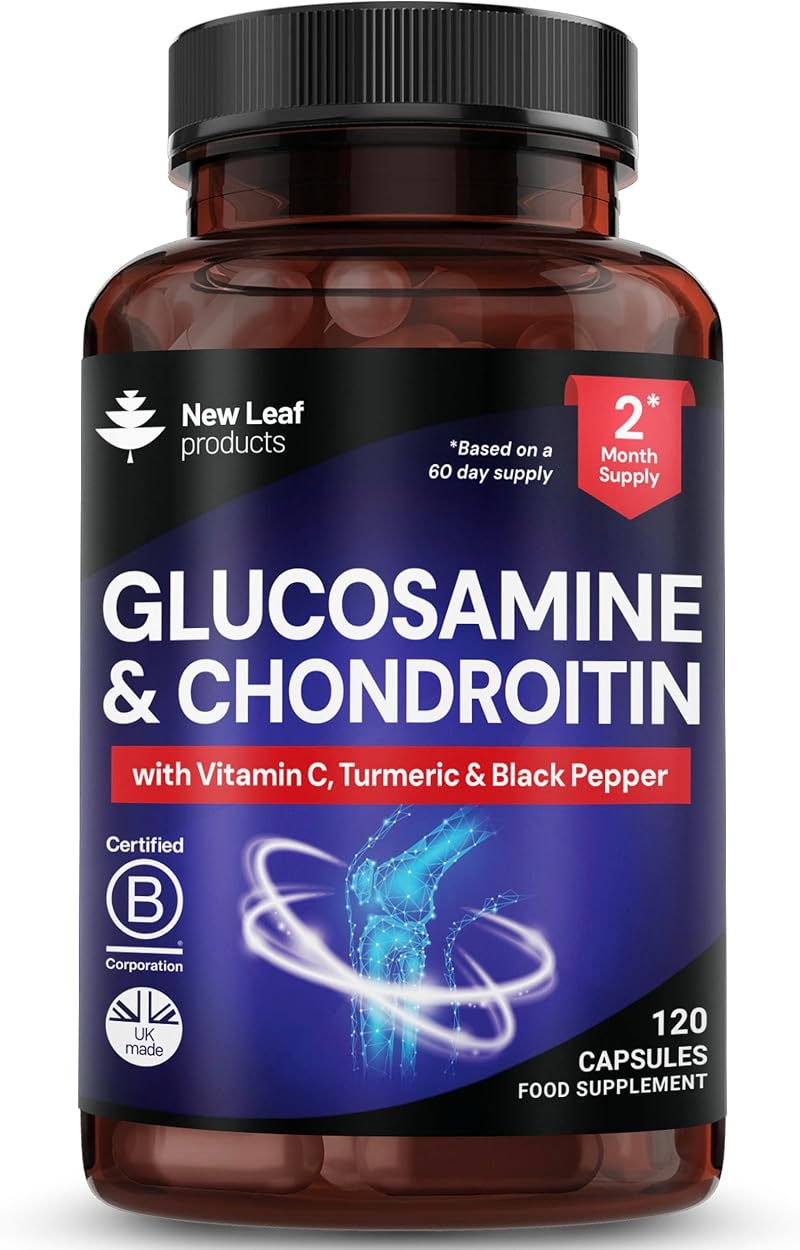 New Leaf Products Glucosamine and Chondroitin High Strength 120 Capsules