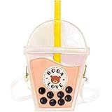 Bewaltz Novelty Handbags, Fun Shape Purse Chainstrap Glitter Holo Tween Style