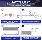 BAGAIL Badminton Net Foldable Nylon Stand Adjustable Height 3m 4.2m 5.2m view 8