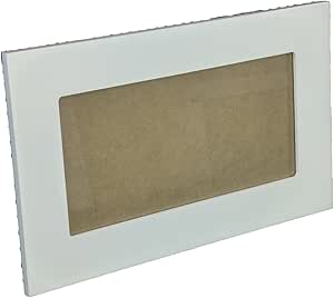 greca Marco de Fotos Rectangular. En Madera Lacado Color Blanco Mate.: Amazon.es: Hogar