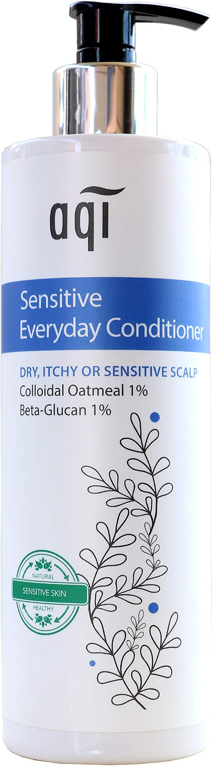 aqi Sensitive, Itchy & Dry Scalp Hair Conditioner - Paraben, Sulphate & Fragrance Free, Vegan Everyday Hair Conditioner for Men & Women - Made in Australia, 16.9 fl oz