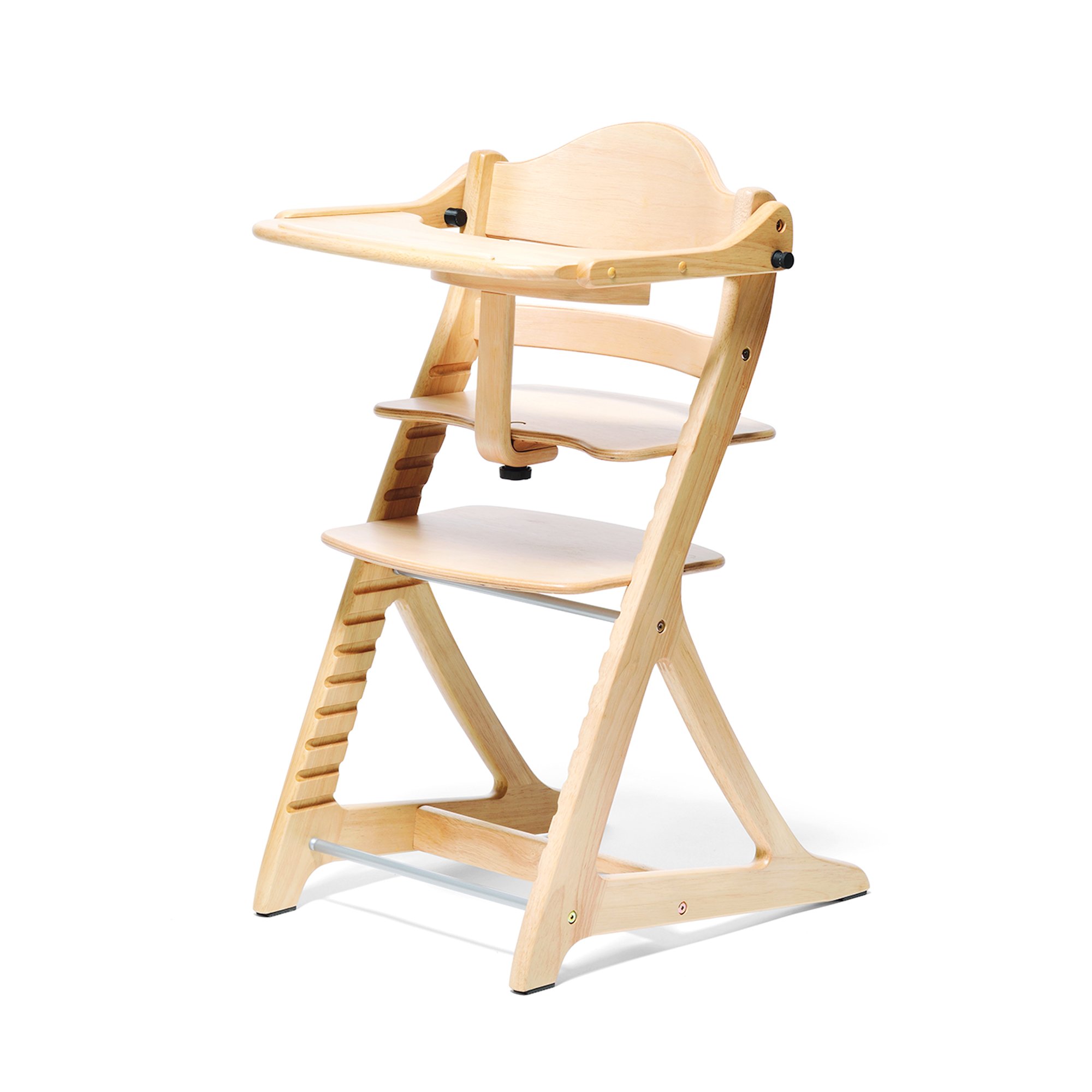 大和屋 すくすくチェアスリムプラス テーブル付 ナチュラルNA 7501 機能や使いやすさはそのままに、幅をすっきりコンパクトにしたベビーチェア商品画像