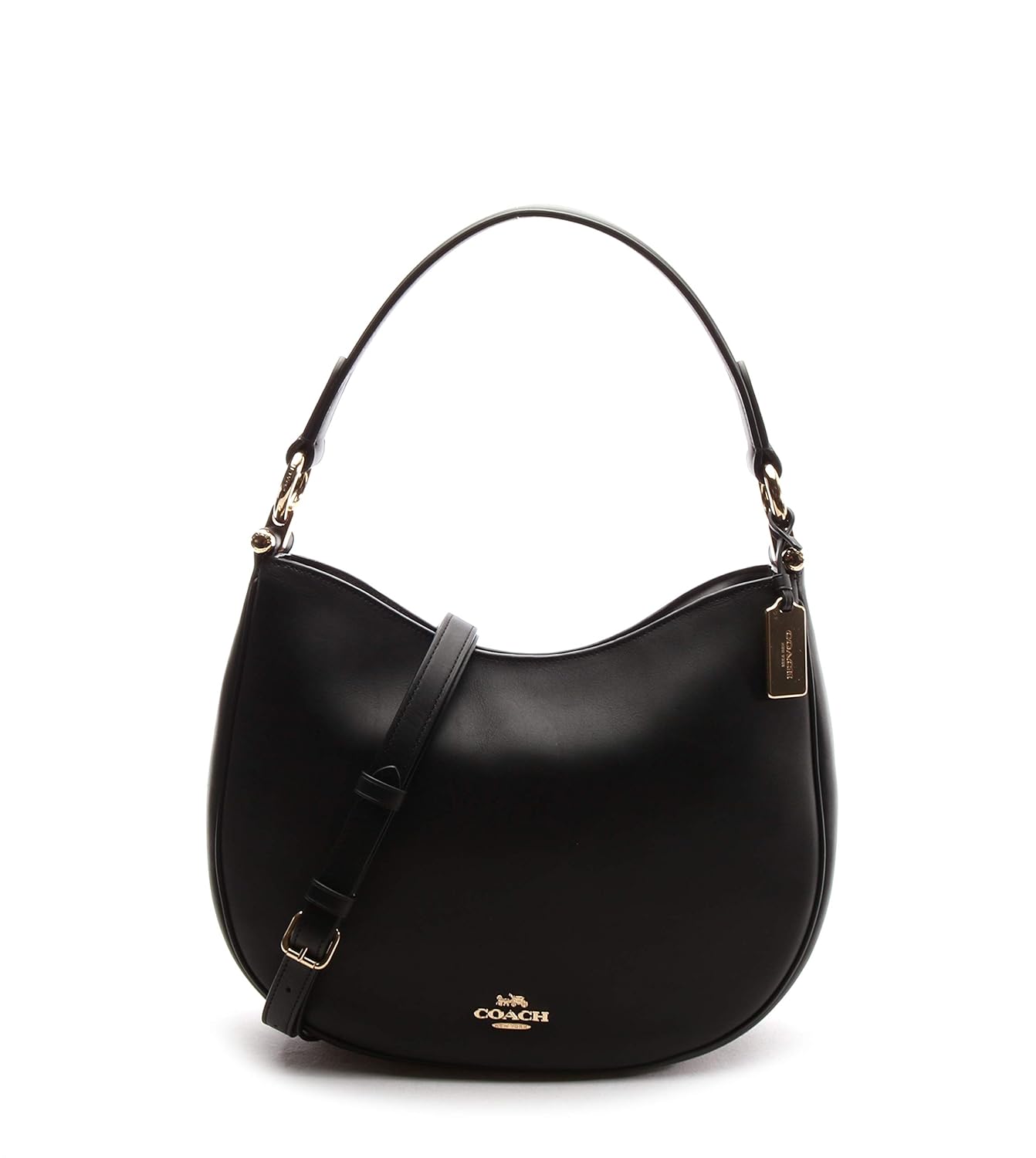 Coach Womens Glovetanned Leather Nomad Hobo Bag Crossbody Bags Handbags
